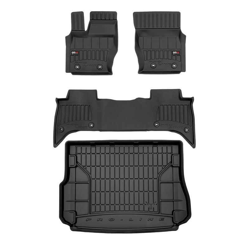 OMAC Fußmatten & Kofferraumwanne Set für Land Rover Range Rover 2012-2024 Gummi