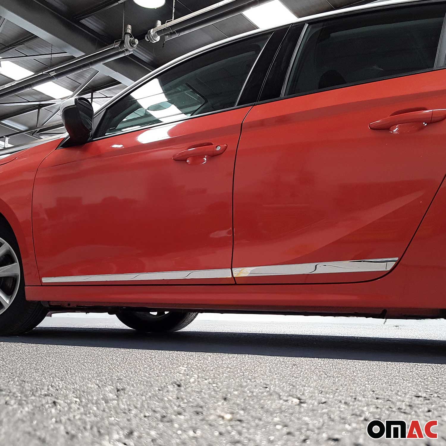 Seitentürleiste Türleisten Türschutzleiste für Opel Corsa F 2019-2026 Chrom 4x