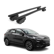 Dachträger Grundträger für BYD Atto 3 2022-2026 Aluminium Schwarz 2tlg
