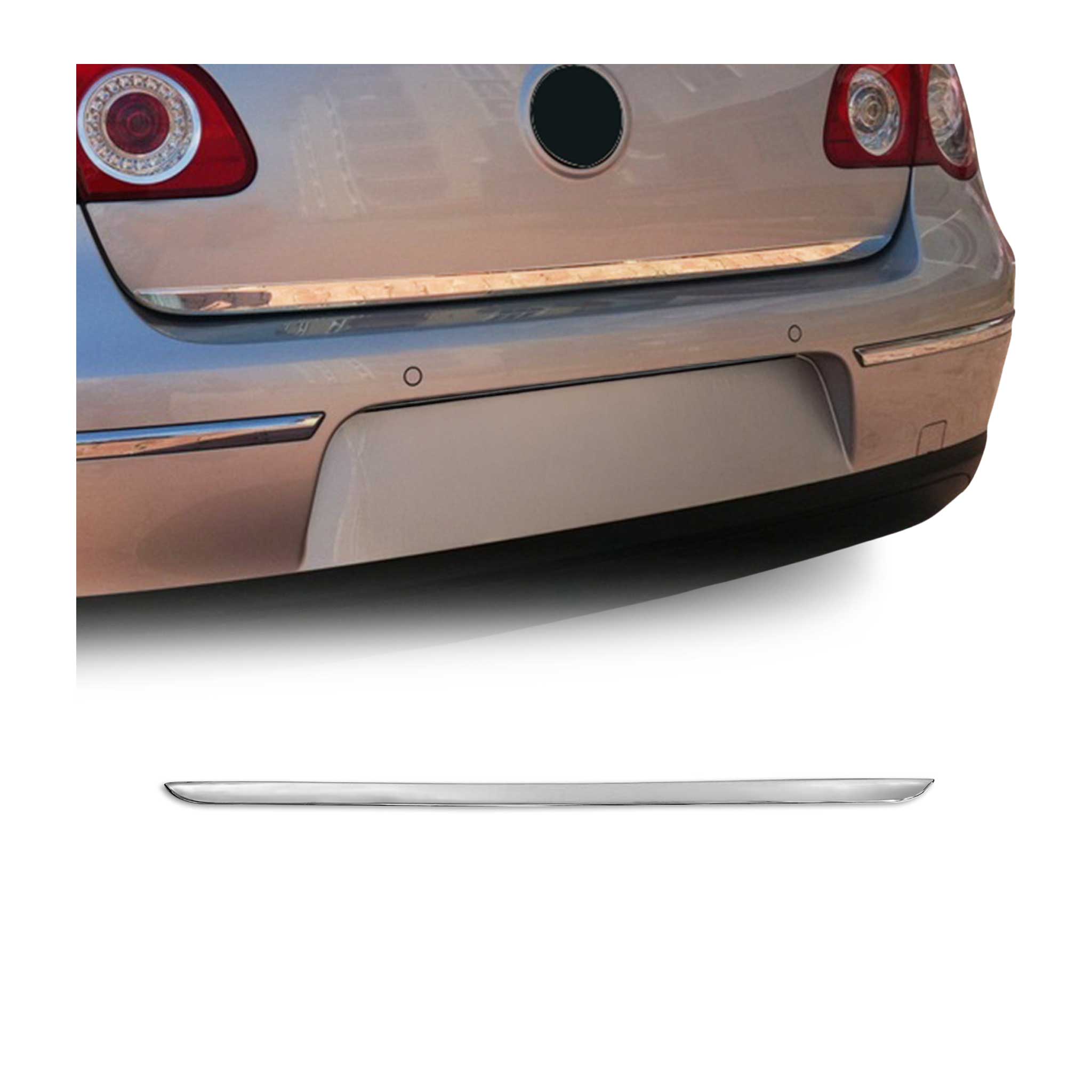Kofferraumleiste Heckleiste für VW Passat B6 Limo 2005-2010 Untere Edelstahl
