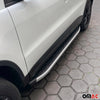 Trittbretter Seitenschweller für Hyundai Kona 2018-2021 Edelstahl Schwarz Grau
