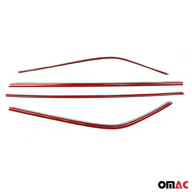 Fensterleisten Zierleisten für Toyota C-HR 2016-2022 Edelstahl Chrom 4tlg