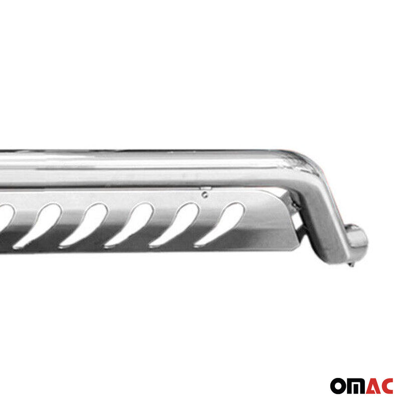 Frontbügel Frontschutzbügel für Toyota Hilux 2005-2015 Edelstahl mit ABE Silber