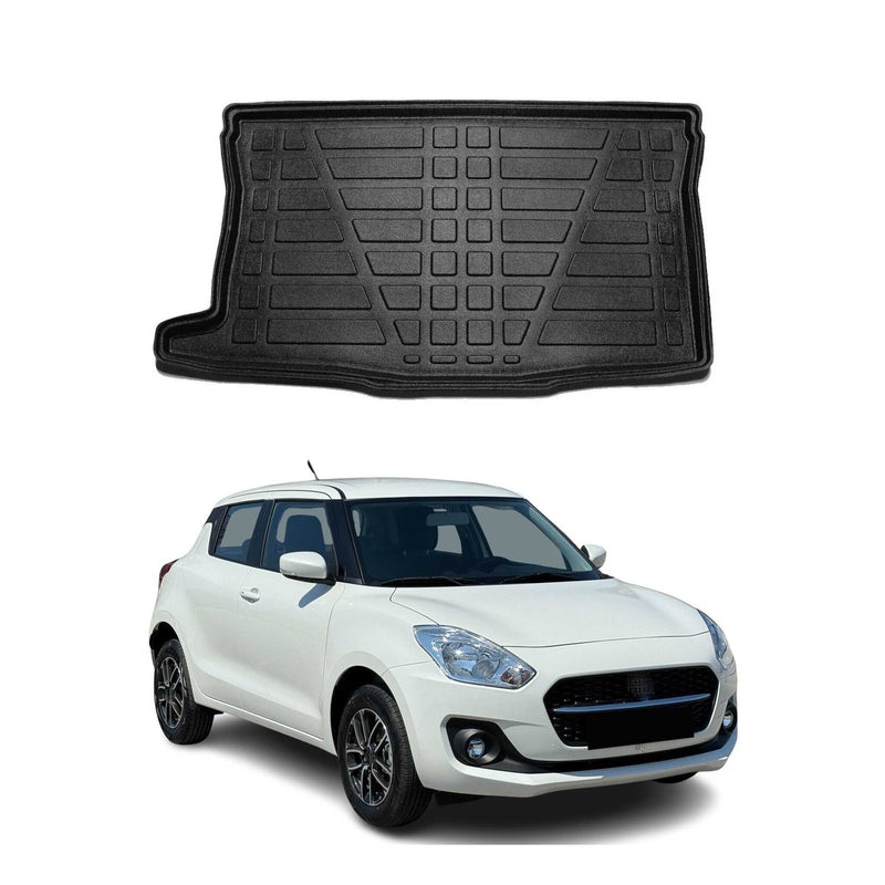 Kofferraumwanne Laderaumwanne für Suzuki Swift 2018-2025 Gummi TPE Schwarz