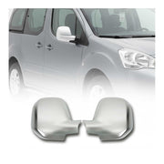 Spiegelkappen Spiegelabdeckung für Citroen Berlingo 2008-2012 Chrom ABS Matt