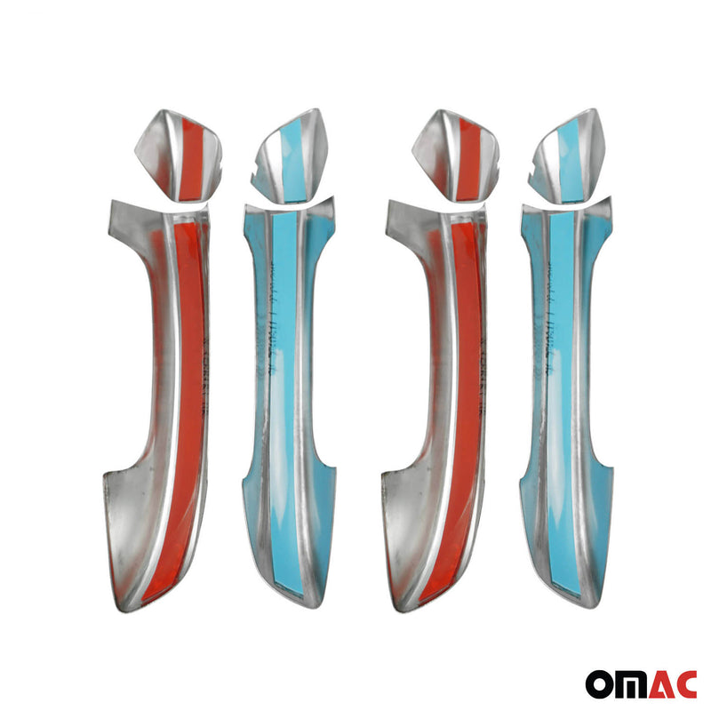 Türgriff Blende Türgriffkappen für Skoda Superb 2008-2015 4-Tür Edelstahl 8tlg