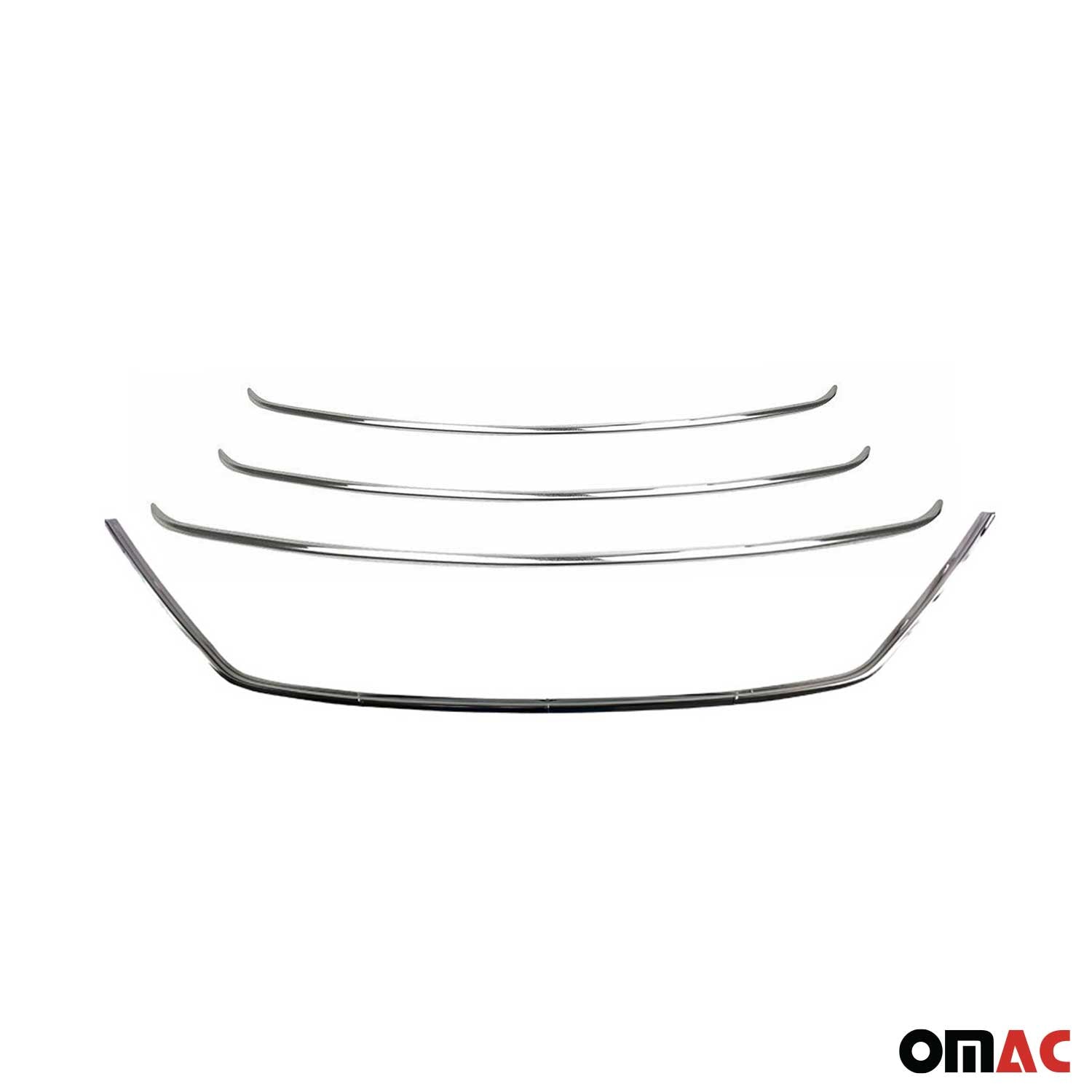 Kühlergrill Leisten Grillleisten für Hyundai ix35 2010-2015 Edelstahl Chrom 4x