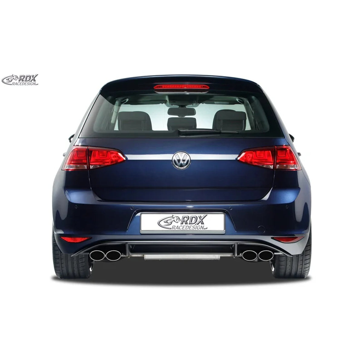 RDX Heckschürzenansatz Diffuser für VW Golf VII HB 3-5tür 2012- R-Look