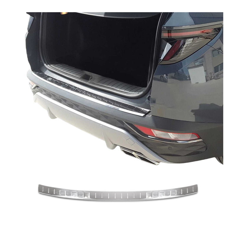 Ladekantenschutz für Hyundai Tucson 2020-2025 Abkantung Glanz Chrom Edelstahl