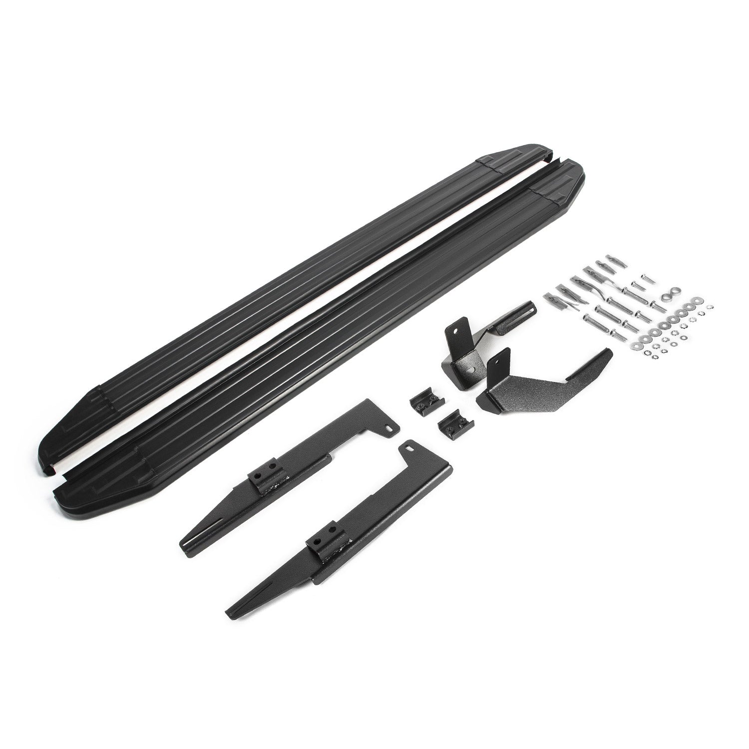 Trittbretter Seitenschweller für Suzuki SX4 2016-2021 ABE Schwarz Alu