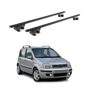 Dachträger Grundtäger für Fiat Panda II 2003-2012 5 tür 90kg Alu Schwarz 2x ABE