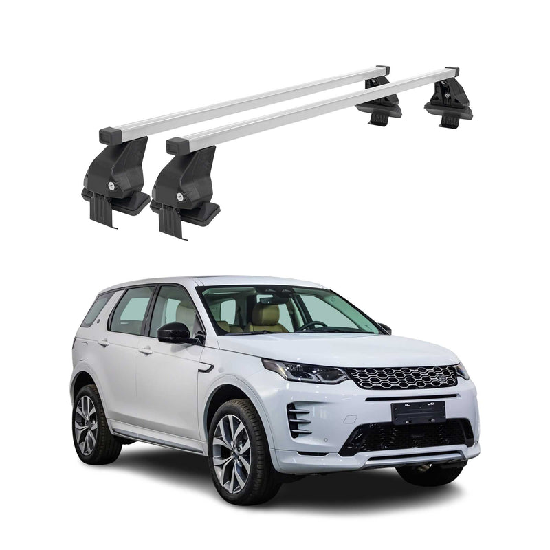 Menabo Dachträger für Land Rover Freelander 2 2007-2015 50kg Stahl Silber 2x