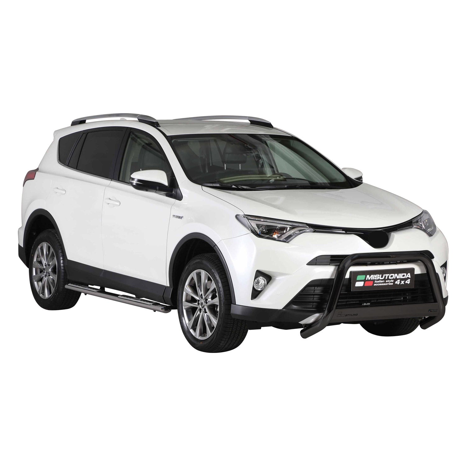 Frontbügel Frontschutzbügel für Toyota RAV4 Hybrid One 2016-2018 ø63 Schwarz