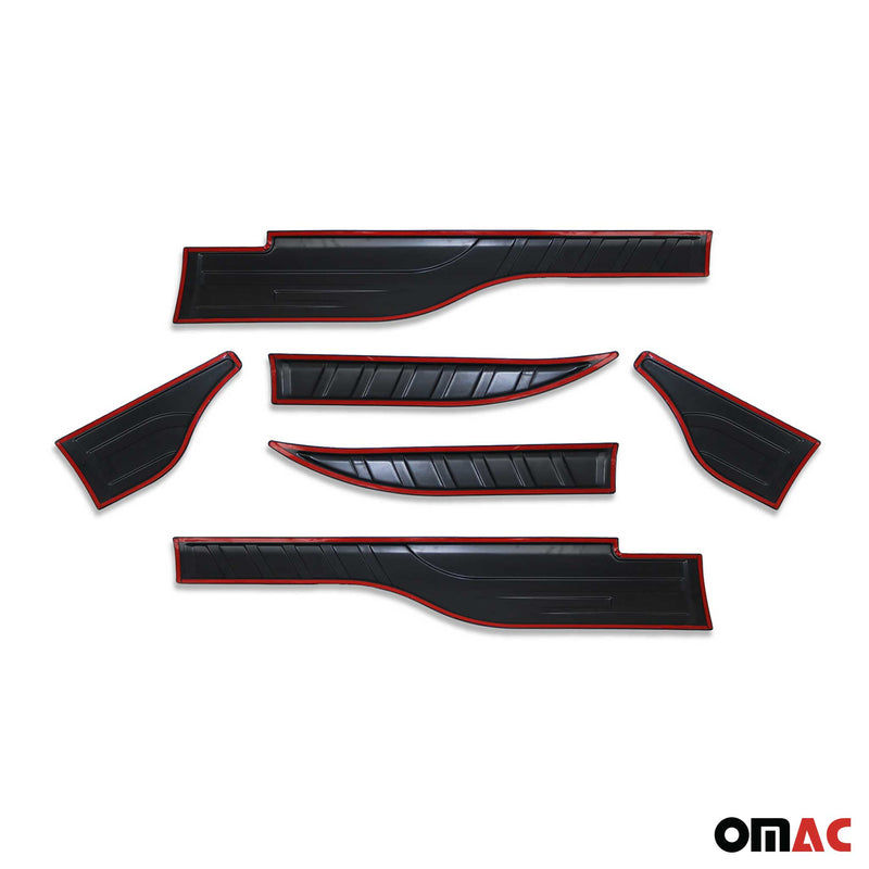 Türschutzleisten Seitenschutz für VW Amarok  2023-2025 ABS Schwarz 6tlg