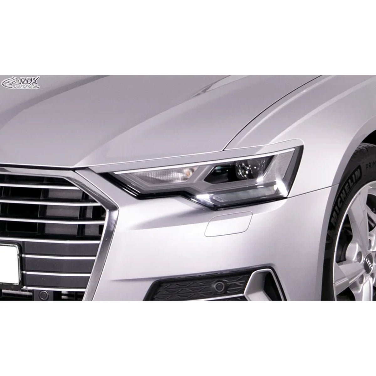 RDX Scheinwerferblenden für Audi A6 C8 Limousine/Avant 2018- ABS TÜV