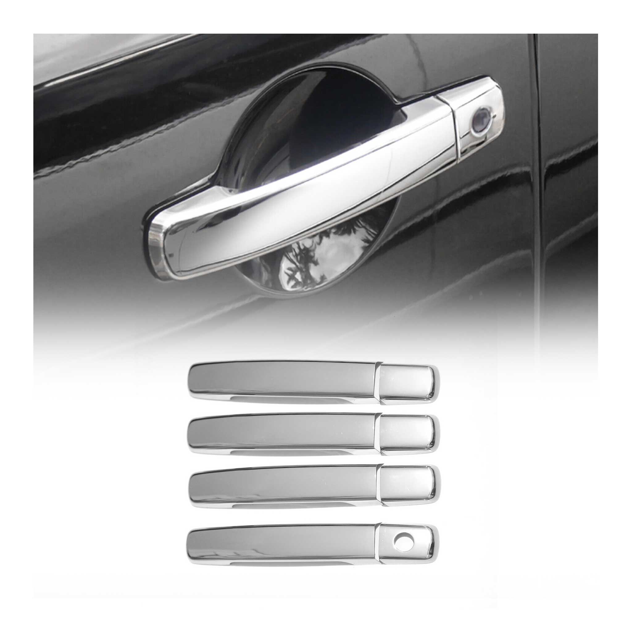 Chrom Türgriff Blende für Nissan Navara 2010-2015 4-Tür Edelstahl 8tlg