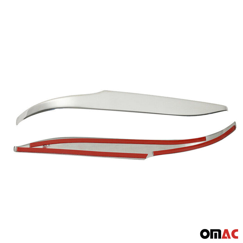 Spiegelkappen Leiste für Toyota RAV4 2013-2018 Edelstahl Silber 2tlg