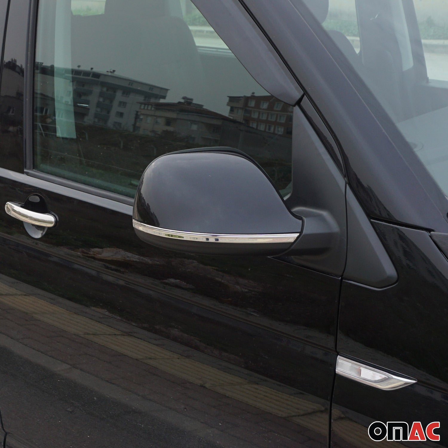 Spiegelkappen Leiste für VW Caddy 2015-2020 Edelstahl Chrom 4tlg