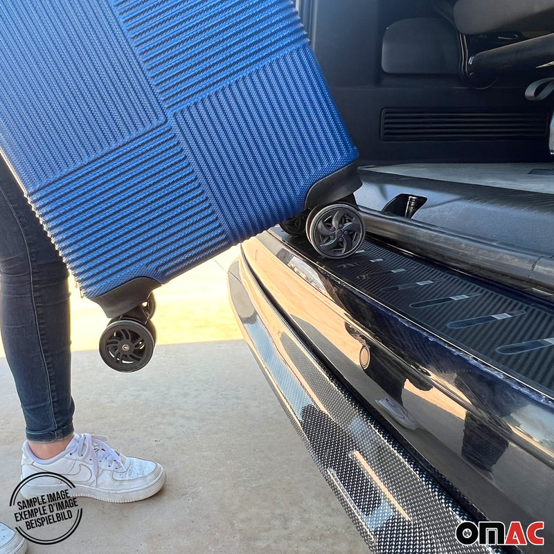 Ladekantenschutz Stoßstange für Ford C-Max 2 2010-2019 Chrom Kohlefaserfolien