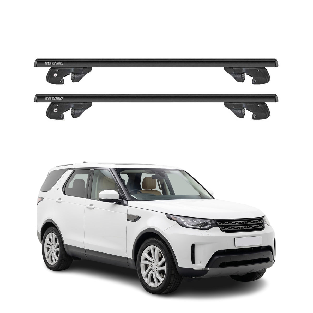 Dachträger Grundtäger für Land Rover Discovery 5 L462 2017-2026 Alu TÜV Schwarz