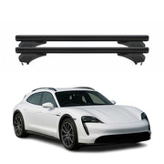 Menabo Dachträger für Porsche Taycan Sport Turismo 2019-26 Aluminium Schwarz 2x