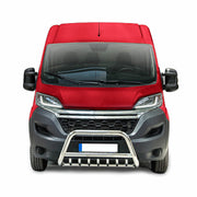 Frontbügel Frontschutzbügel für Citroen Jumper 2006-2016 mit ABE Silber Stahl
