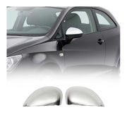 Spiegelkappen Spiegelabdeckung für Seat Exeo 2008-2013 Edelstahl Chrom 2tlg