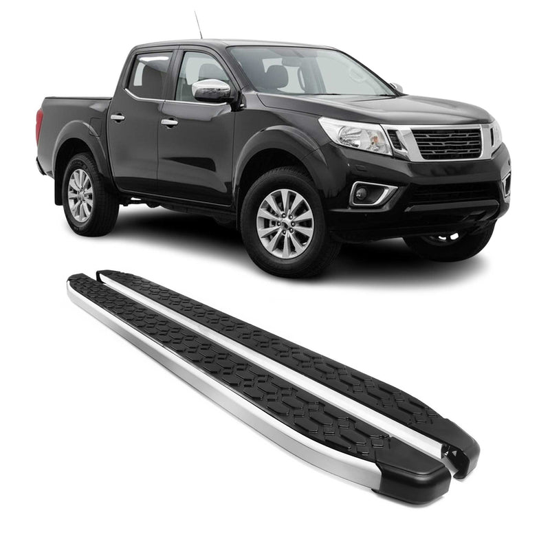 Alu Trittbretter Seitenschweller für Nissan Navara D23 2015-2025 Double Cab
