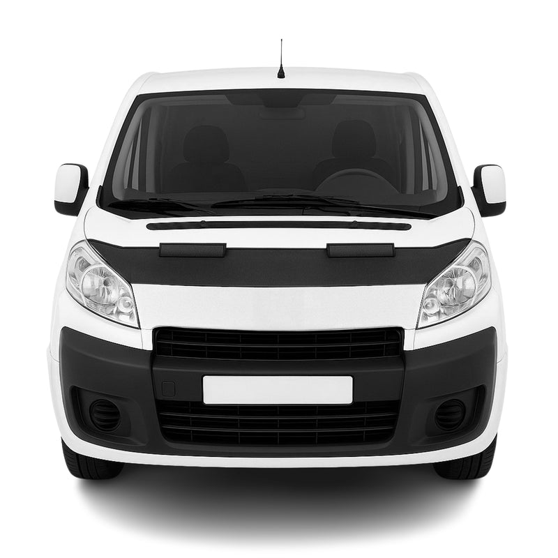 Haubenbra Steinschlagschutz Bonnet Bra für Peugeot Expert 2007-2017 Schwarz Halb