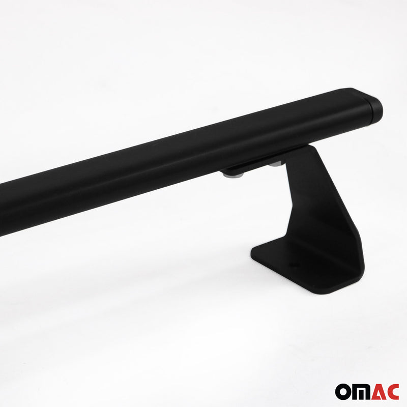 Dachträger Grundtäger für Mercedes Vito W639 2003-2014 75kg Stahl Schwarz 2 tlg