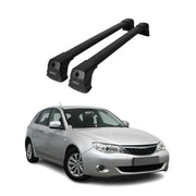 Dachträger für Subaru Impreza mk3 Schrägheck 2007-2011 3tür 75kg Alu Schwarz 2x