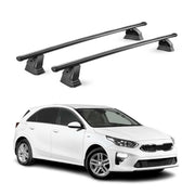 Stahl Dachträger für Kia Cee'd III 2018-2026 TÜV Abschließbar 2tlg Schwarz