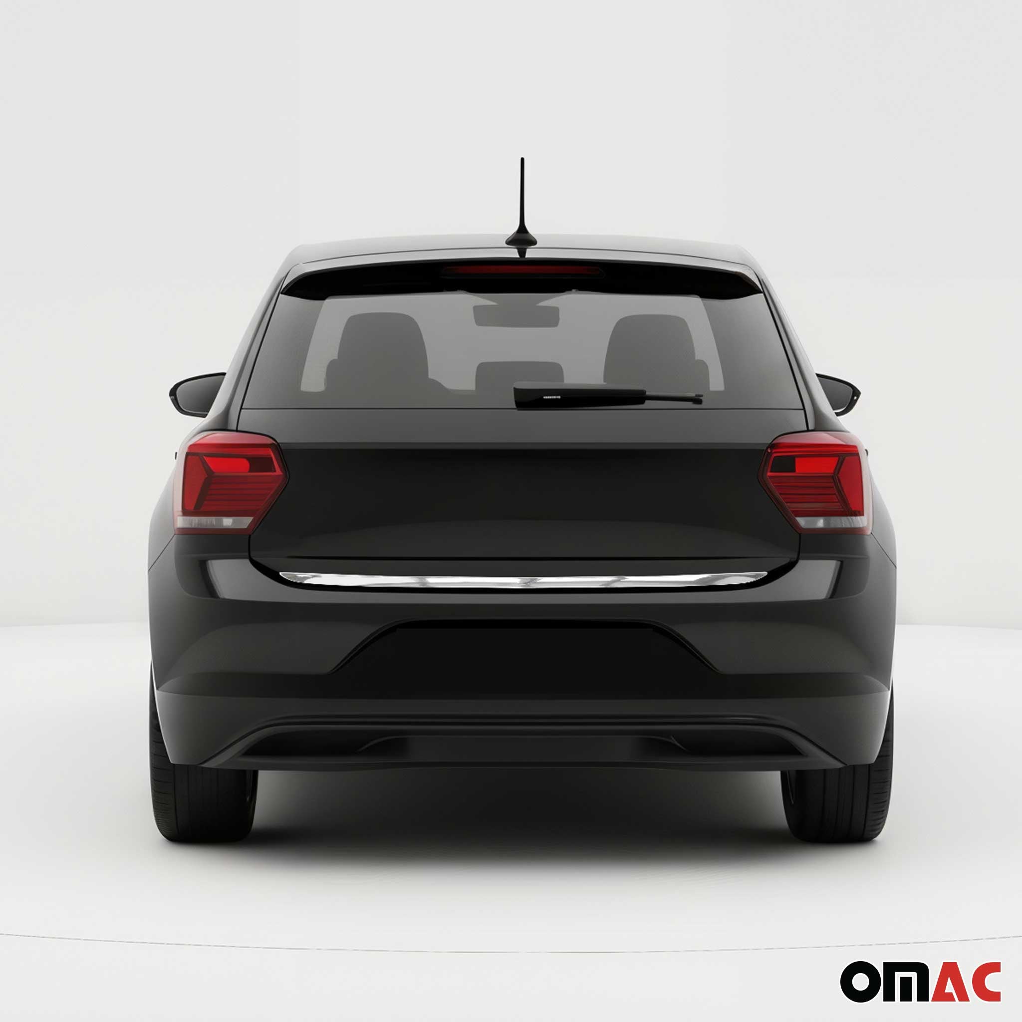 Kofferraumleiste Heckklappe Leiste für VW Polo 2017-2021 Untere Edelstahl Chrom