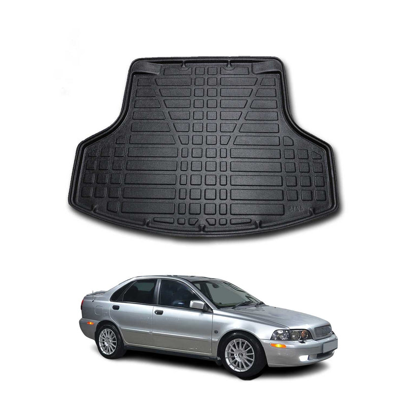 Kofferraumwanne Laderaumwanne für Volvo S40 1995-2004 Gummi TPE Schwarz