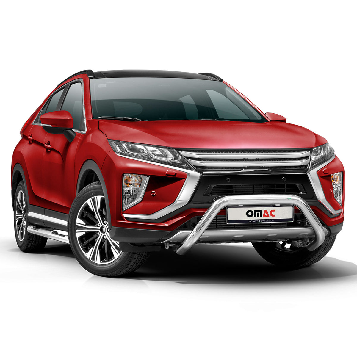 Frontbügel Frontschutzbügel fürsubishi Eclipse Cross 2017-2022 ABE Silber