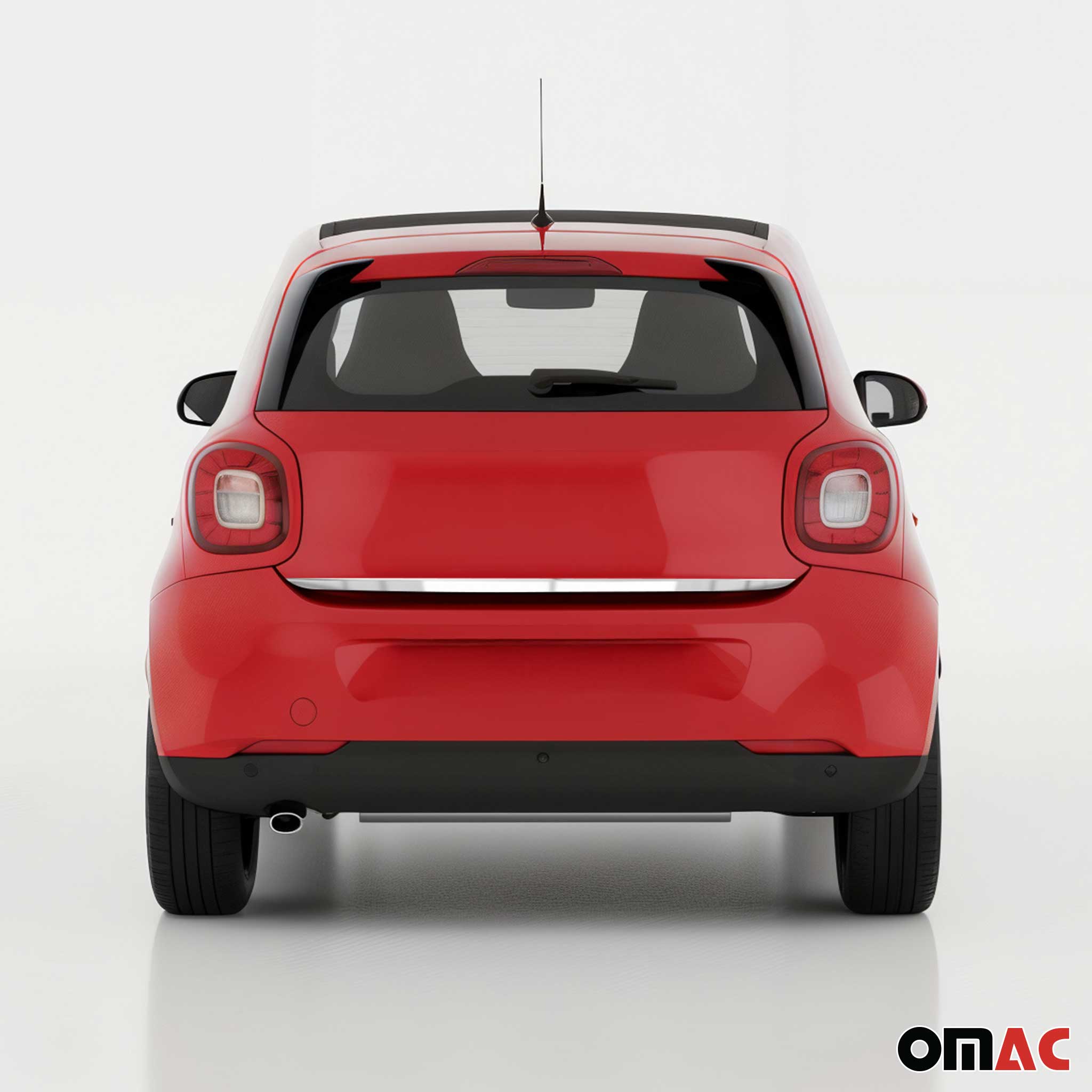 Kofferraumleiste Heckleiste für Smart ForTwo 453 2014-2020 Edelstahl Chrom