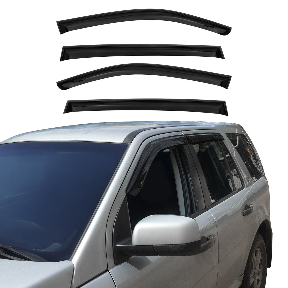 Windabweiser Für VW Tiguan Mk2 2016-2024 - 4-tlg. Set Mit Clip-Befestigung