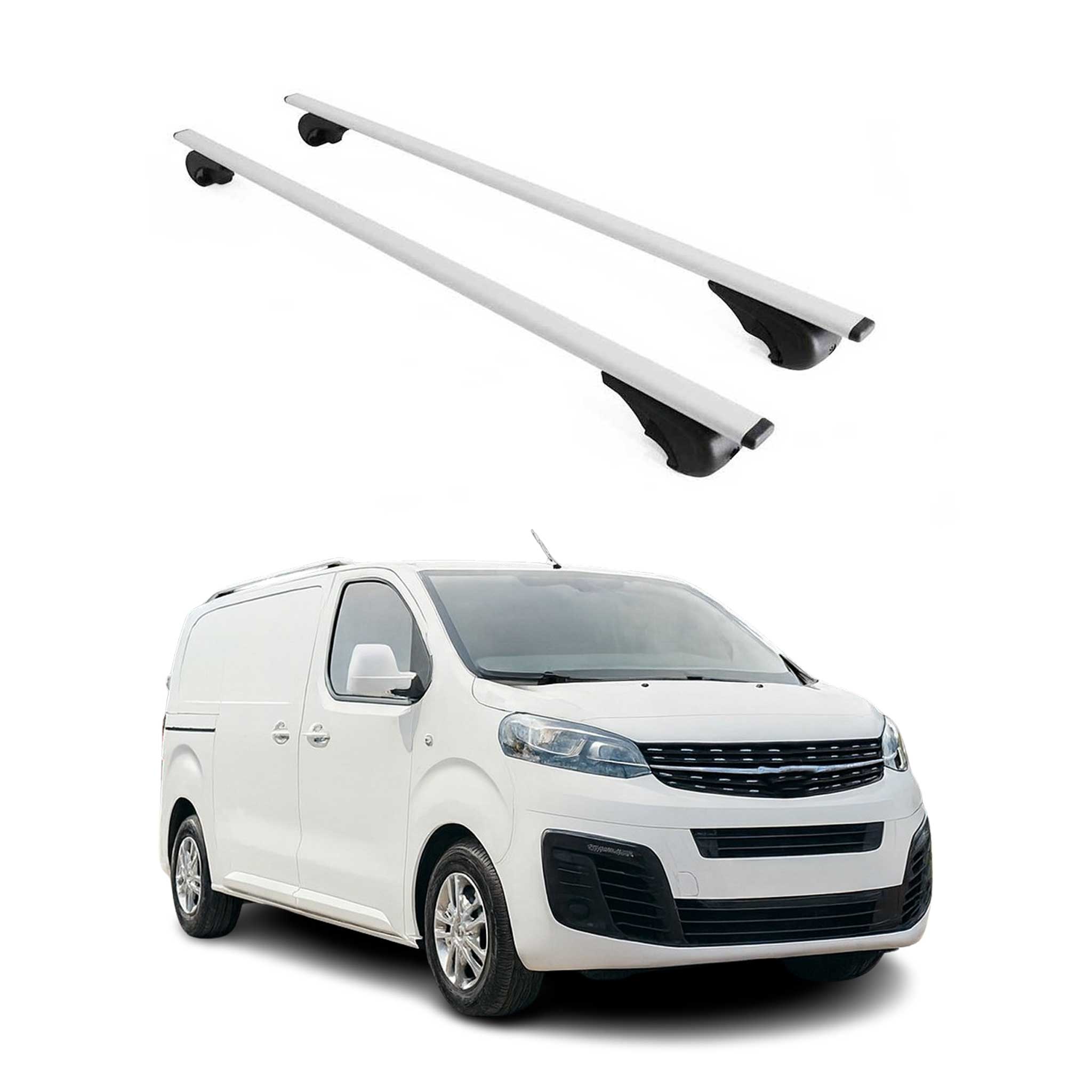 Dachträger Grundtäger für Opel Zafira Life 2019-2026 75kg Metall Silber 2 tlg