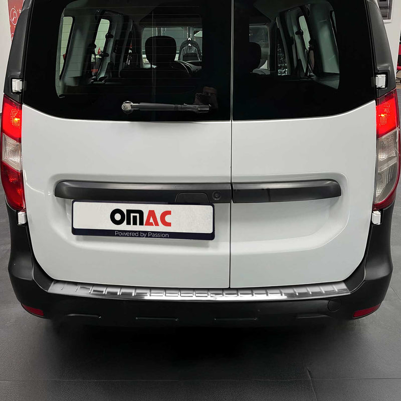 Ladekantenschutz Stoßstangenschutz für Dacia Dokker 2012-2024 Chrom Silber