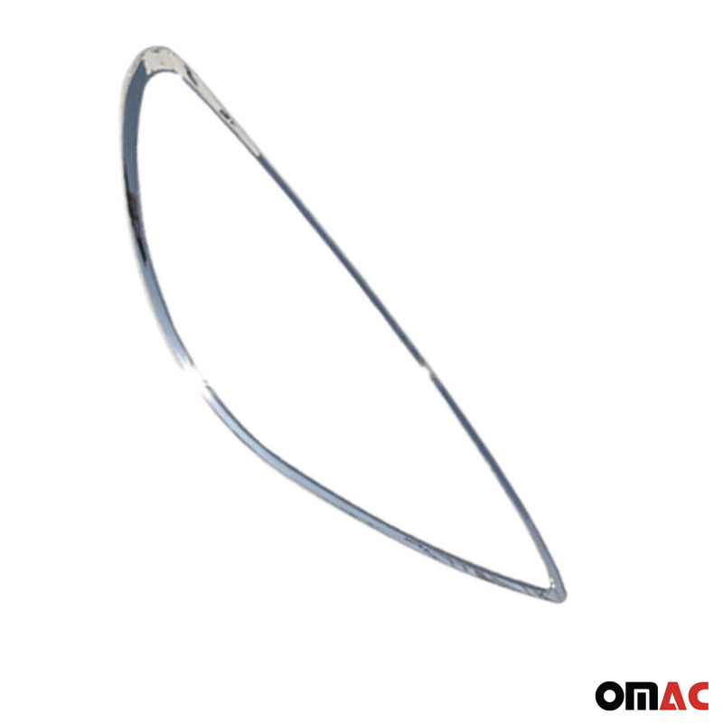 Scheinwerfer Leisten Scheinwerferblende für Peugeot 307 2001-2009 Chrom ABS 2tlg