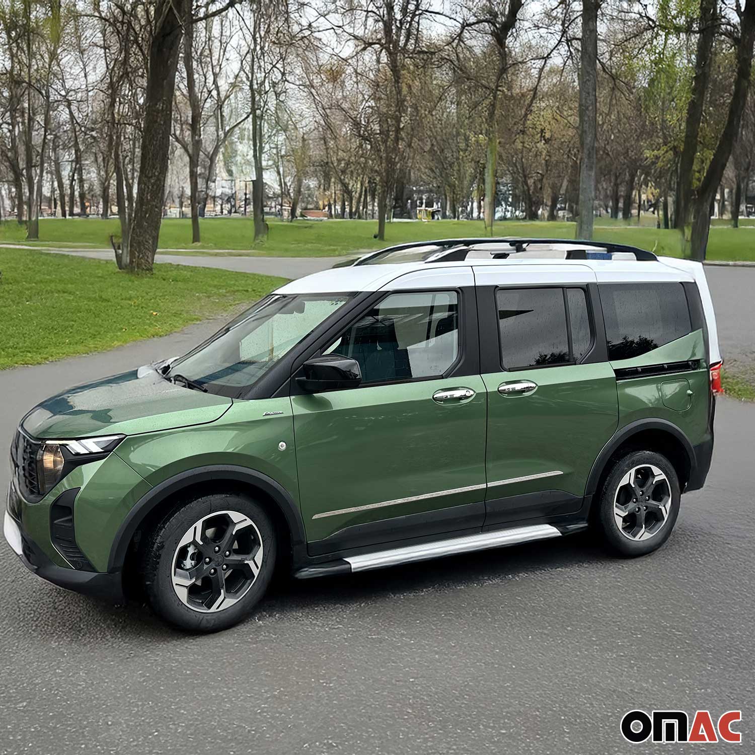 Seitentürleiste Türleiste Türschutz für Ford Tourneo Courier 2023-2026 Edelstahl