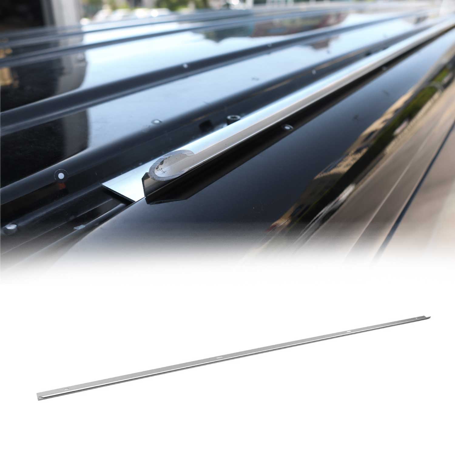 Sonnensegel Kederschiene für Ford Transit / Tourneo Custom 2013-22 L2 Silber Alu