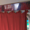 Gardine Sonnenschutz für Citroen Jumper 2006-2024 Kurzer Doppelhecktür Rot 10x
