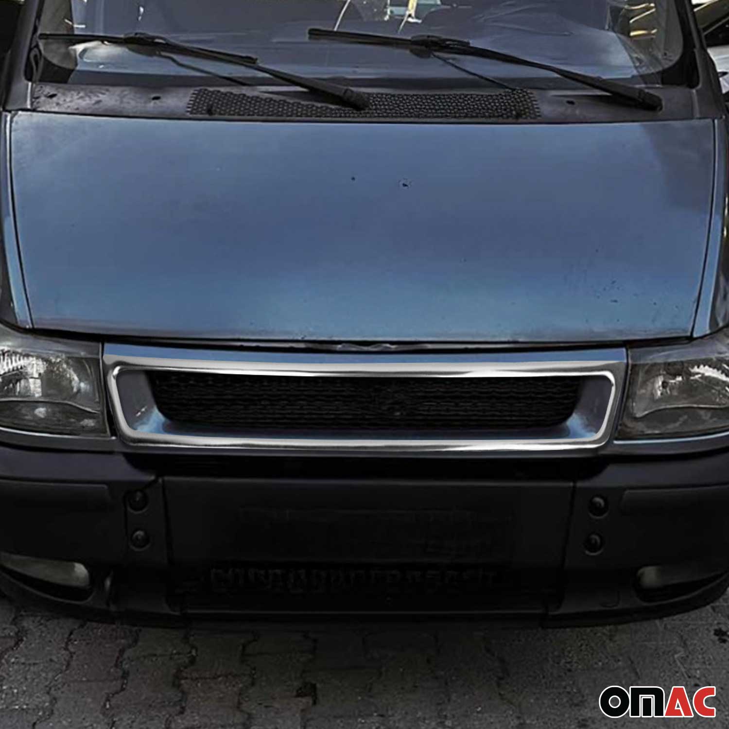 Kühlergrill Leisten Grillleisten für Ford Transit 2000-2006 Edelstahl Chrom