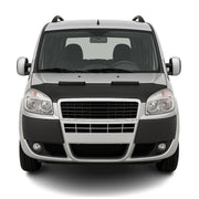 Haubenbra Steinschlagschutz Bonnet Bra für Fiat Doblo 2006-2010 Schwarz Halb