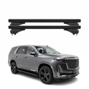 Menabo Dachträger Grundtäger für Cadillac Escalade V 2021-2026 Alu Schwarz 2 tlg