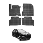 OMAC Gummi Fußmatten für Hyundai Kona Electric 2018-2023 Automatten Schwarz 4x