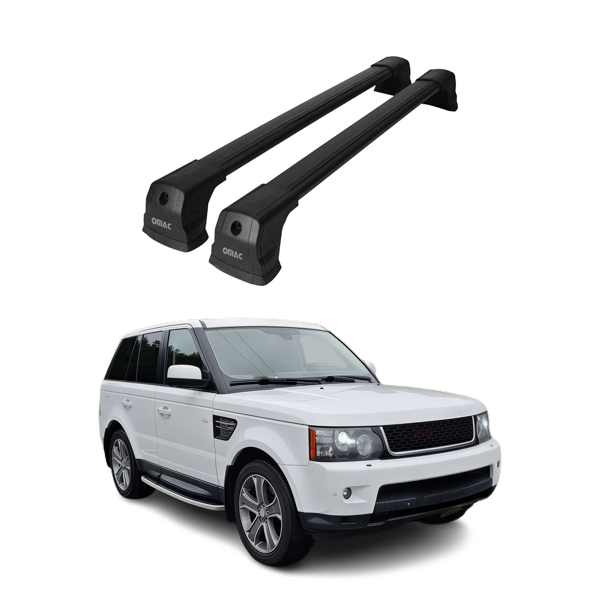 Dachträger Gepäckträger für Range Rover Sport L320 2005-2013 Alu Schwarz
