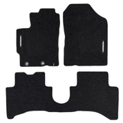 Velours Fußmatten für Toyota Yaris III Hybrid Schrägheck 2011-2020 Schwarz 3 tlg