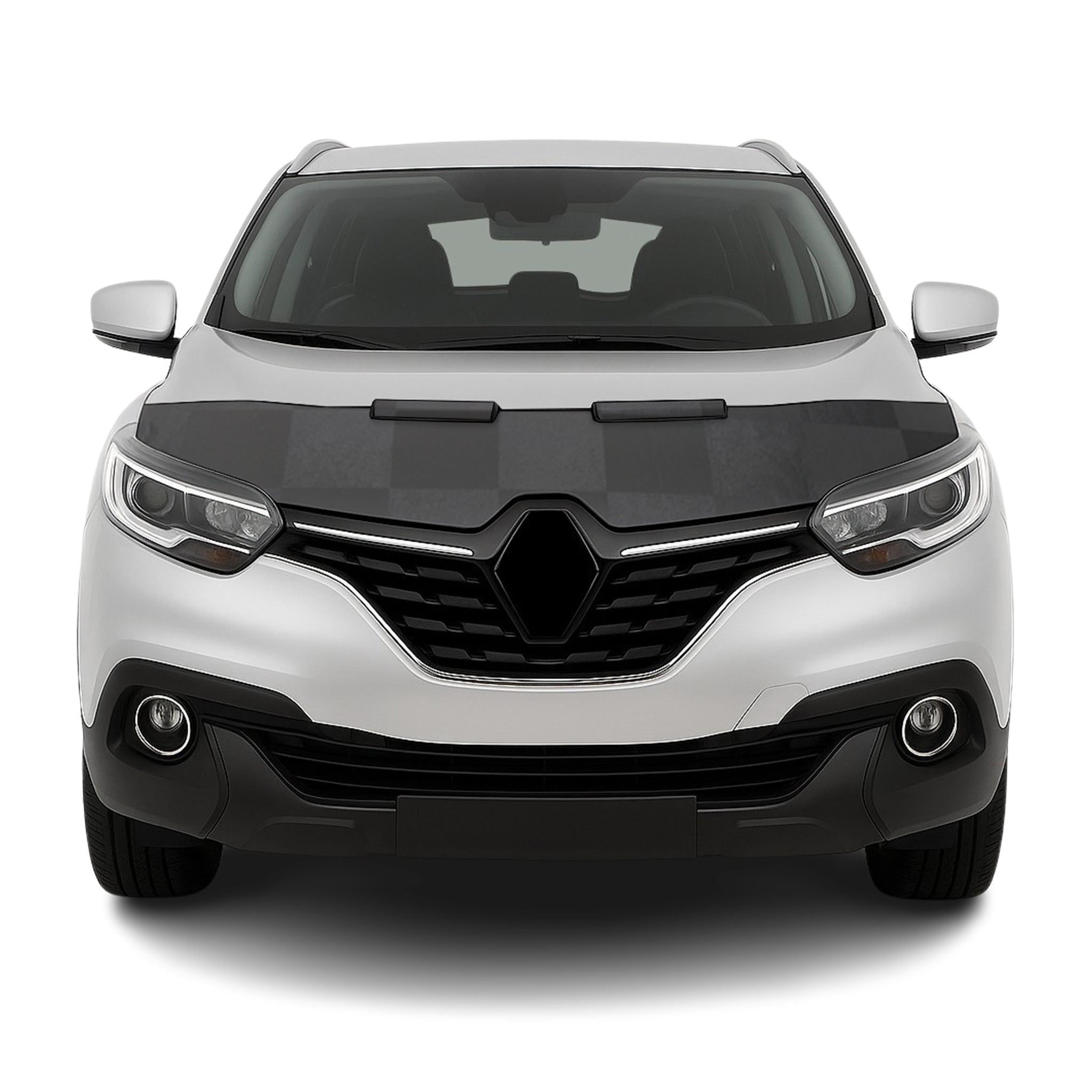 Haubenbra Steinschlagschutz Bonnet Bra für Renault Kadjar 2015-2022 Kariert Halb